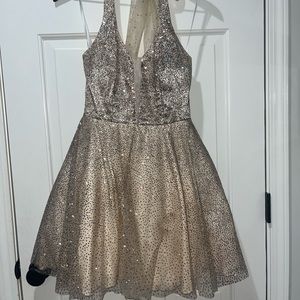 Camille La Vie sparkly mini dress